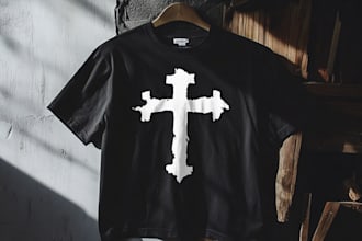 make trendy edgy streetwear tshirt design
