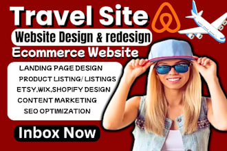 best travel agency websie tour website, airbnb, travel website on wix, wordpress