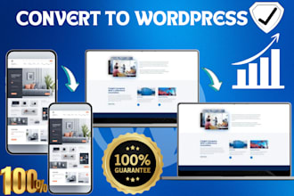 convert wix joomla webflow squarespace or godadddy duda woocommerce to wordpress