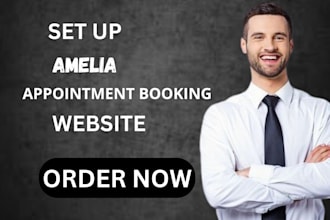 setup wordpress appointnment bookingwebsite with amelia bookly acuity scheduling
