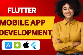 do mobile app development android ios with flutter react native mvp ui ux design
