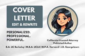 edit and rewrite your cover letter for maximum impact
