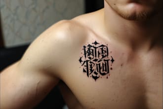 not design an average calligraphy tattoo