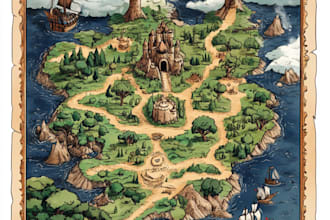 do a custom map for fantasy, scifi, book or boardgame