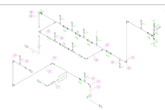 do 2d piping layout and isometric drawing in autocad