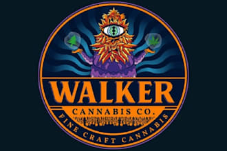 design attractive hemp cannabis themed logo