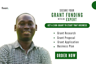 grant writer for grant writing, grant proposal, business plan, grant application