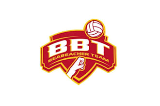 design beach volleyball team logo