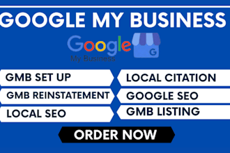 setup, reinstate suspended gmb and do google my business profile verification