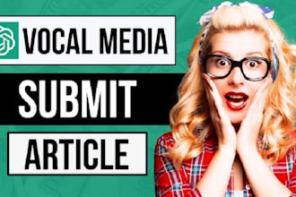 do organic  vocal media article promotion to real and active audience