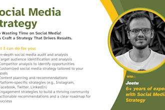 create a social media marketing strategy to grow your brand