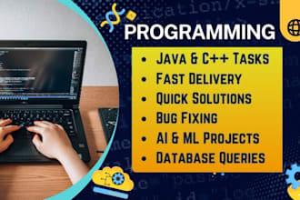 do tasks in python, java, cpp, sql, ai, ml and automation