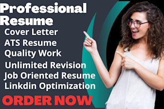write and upgrade your resume, cv, cover letter, linkedin