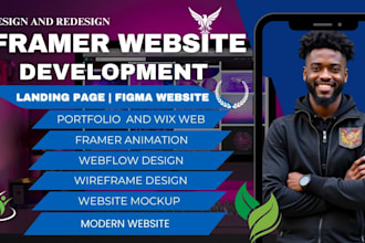 do framer website ui ux, design framer, landing page, webflow, figma to framer
