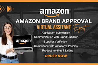 amazon expert, brand approval, verified supplier, product seo, fba wholesale va
