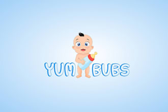 design baby toddler feeding products logo