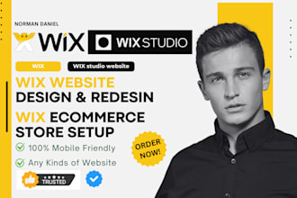 dsign wix website design wix redesign wix landing page wix studio ecommerce