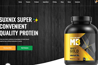 design nutraceutical website peptides store nootropic website supplement store