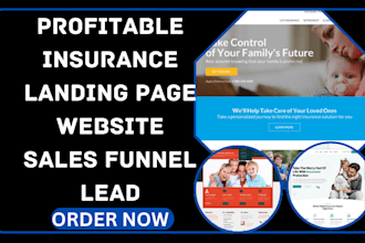 design insurance landing page iul website auto insurance sales funnel car leads
