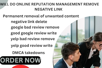 do online reputation management delete negative link bad news mugshots article