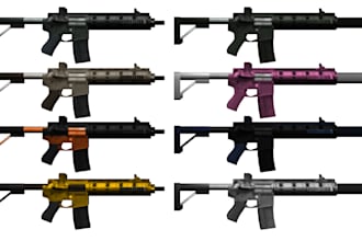 model fivem gun pack ,script ,chain and gta cars , fivem weapon , assets