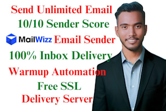 build SMTP server with mailwizz to send unlimited emails