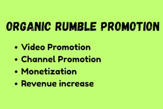 do rumble video promotion rumble promotion
