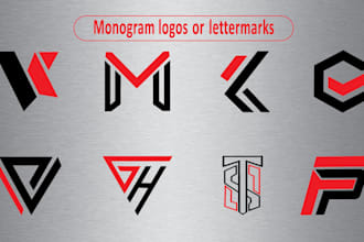 professional create modern and unique wordmark or lettermark logo design