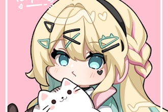 making cute chibi discord reactive