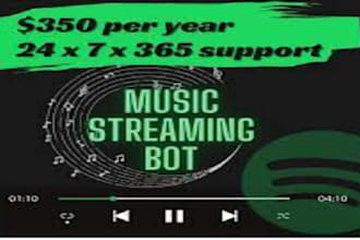 build discord music bot, music streaming bot, telegram music bot,tidal music bot