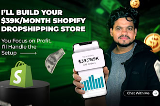 build a passive income shopify dropshipping store or shopify website