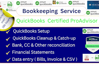 do quickbooks online setup and clean up  expert help