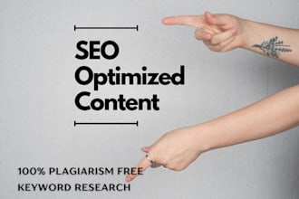 write SEO website content for your website blogs