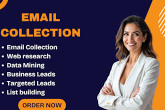 collect email address, web scraping, mining and research