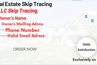 do real estate skip tracing