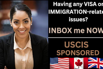 be your online lawyer for canada, UK, USA visa and immigration