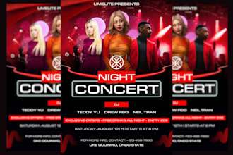design social media flyer, event flyer, church flyer, youtube thumbnail