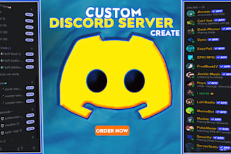 do create and setup discord server professionally in 24 hours