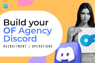 build a professional discord server for your onlyfans agency