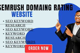 increase semrush authority 50 plus fast increase domain rating guarantee