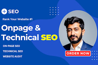 optimize website onpage technical SEO service wordpress shopify wix squarespace