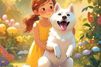 illustrate children story book illustration KDP children story book illustration