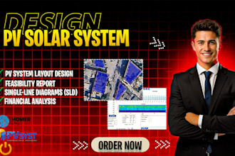 design pv solar system using helioscope and pvsyst