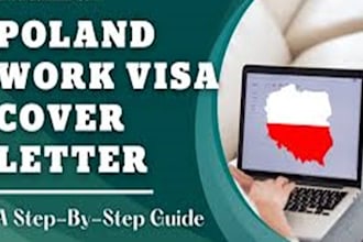 do application job letter, resume written, work permit visa in poland