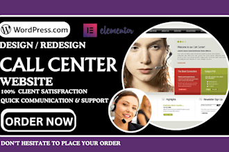build a professional call center website, call agency code, virtual assistance