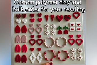 make custom polymer clay and resin jewelry