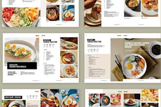 design and format cookbooks and recipes book