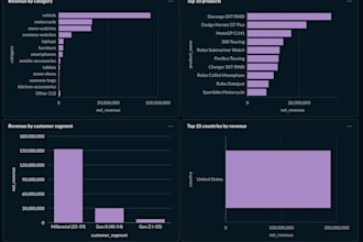 clean, analyze and visualize your business data