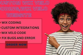 create a custom wix velo website with wix studio and database integration