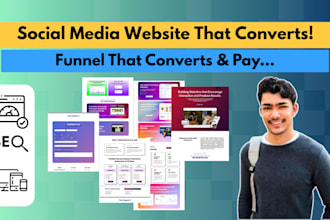 design a high converting website for your social media agency